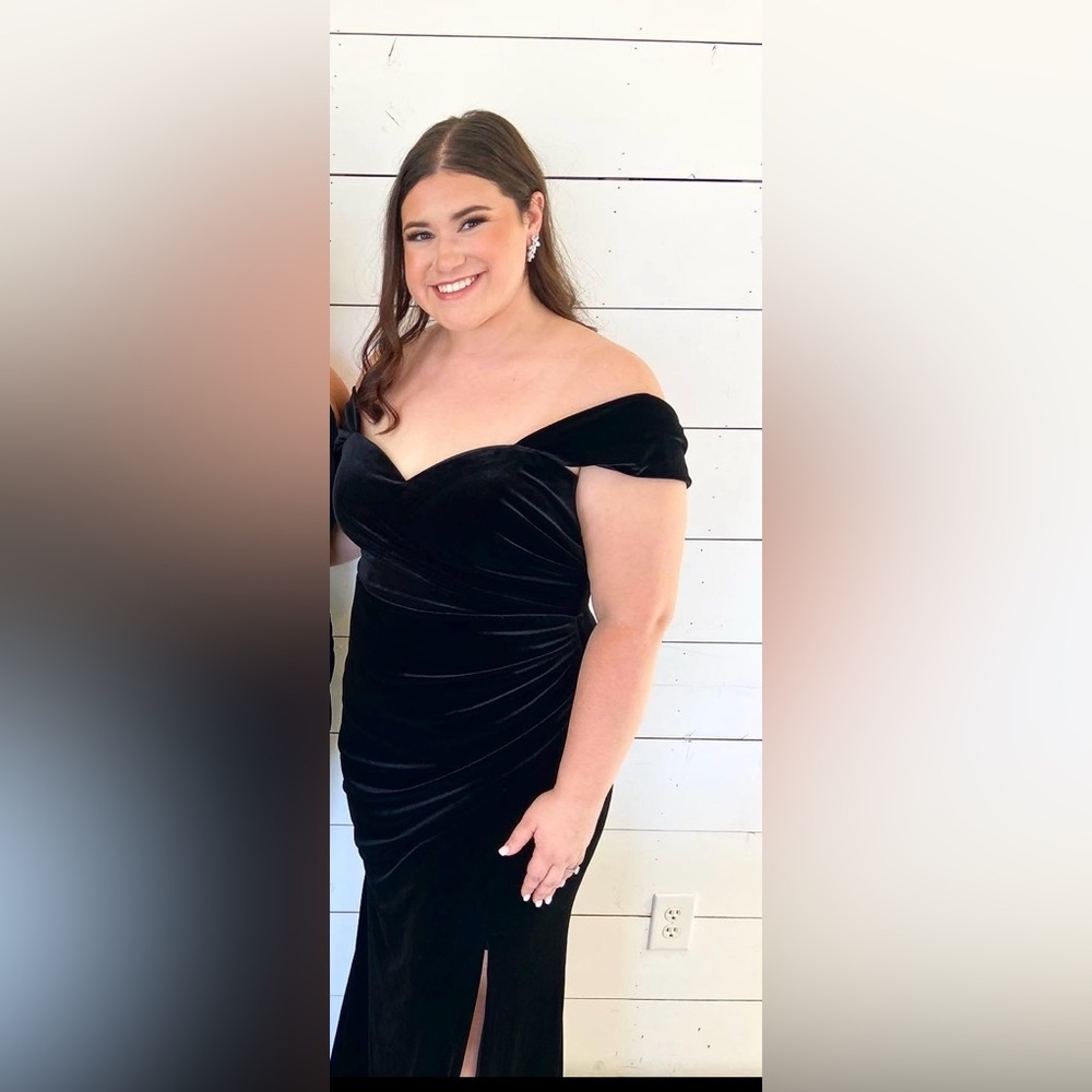 Revelry Velvet size 16 bridesmaid dress